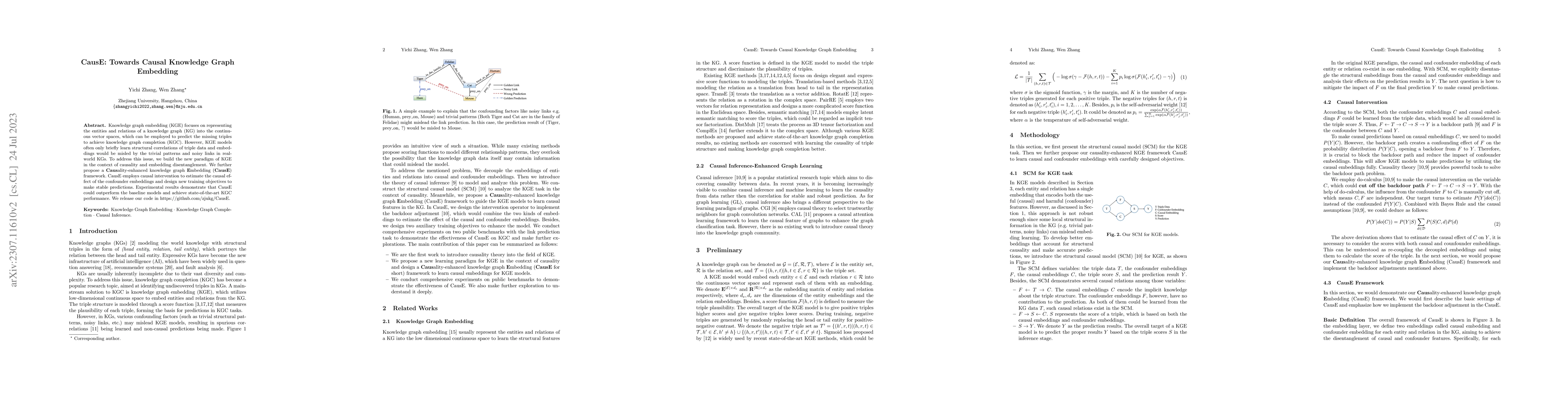 Thumbnail for CausE: Towards Causal Knowledge Graph Embedding