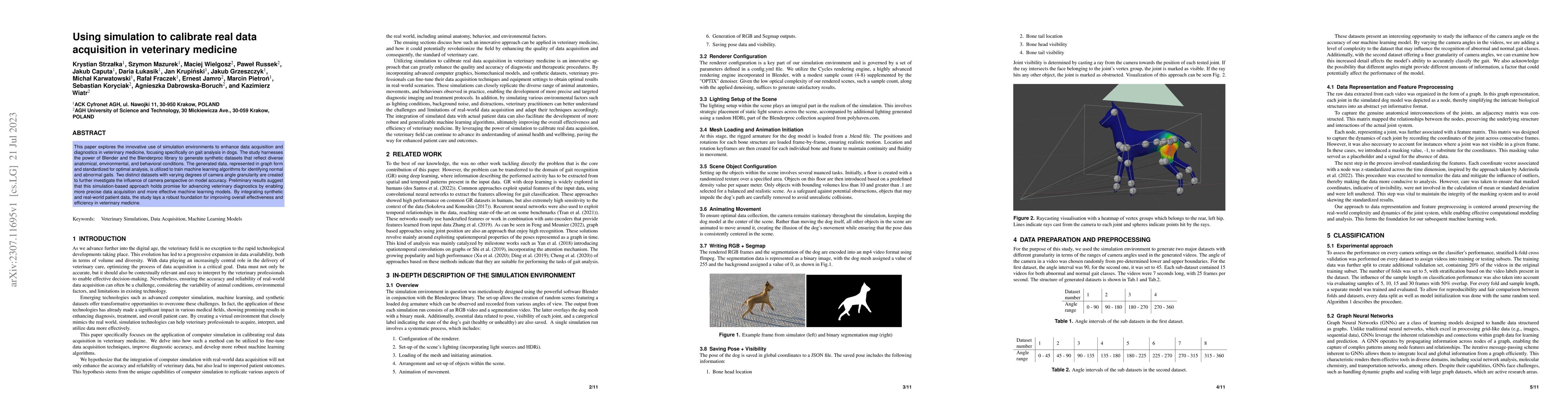Thumbnail for Using simulation to calibrate real data acquisition in veterinary
  medicine