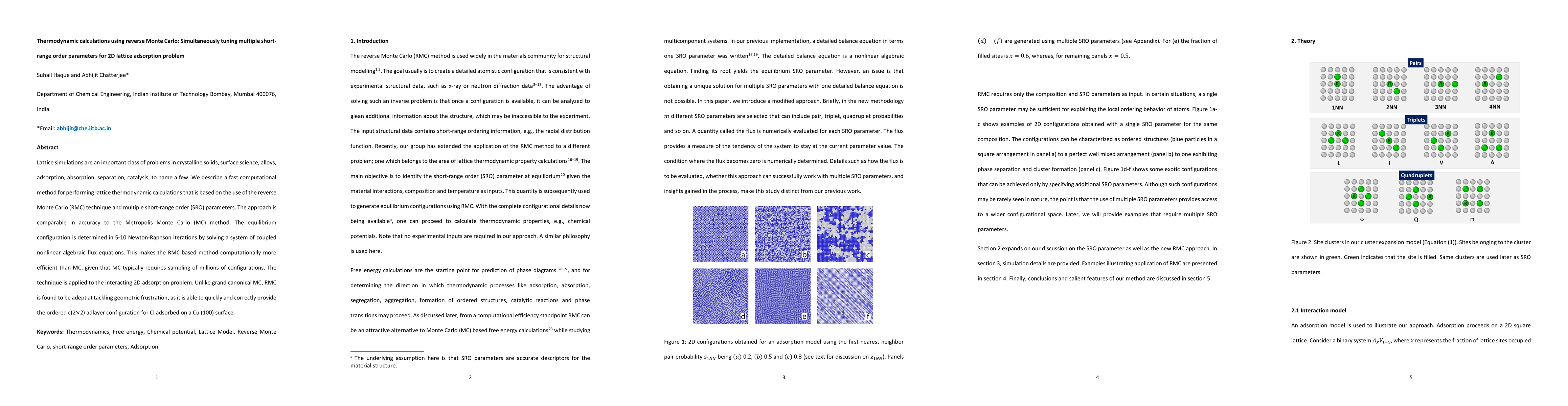 Thumbnail for Thermodynamic calculations using reverse Monte Carlo: Simultaneously
  tuning multiple short-range order parameters for 2D lattice adsorption
  problem