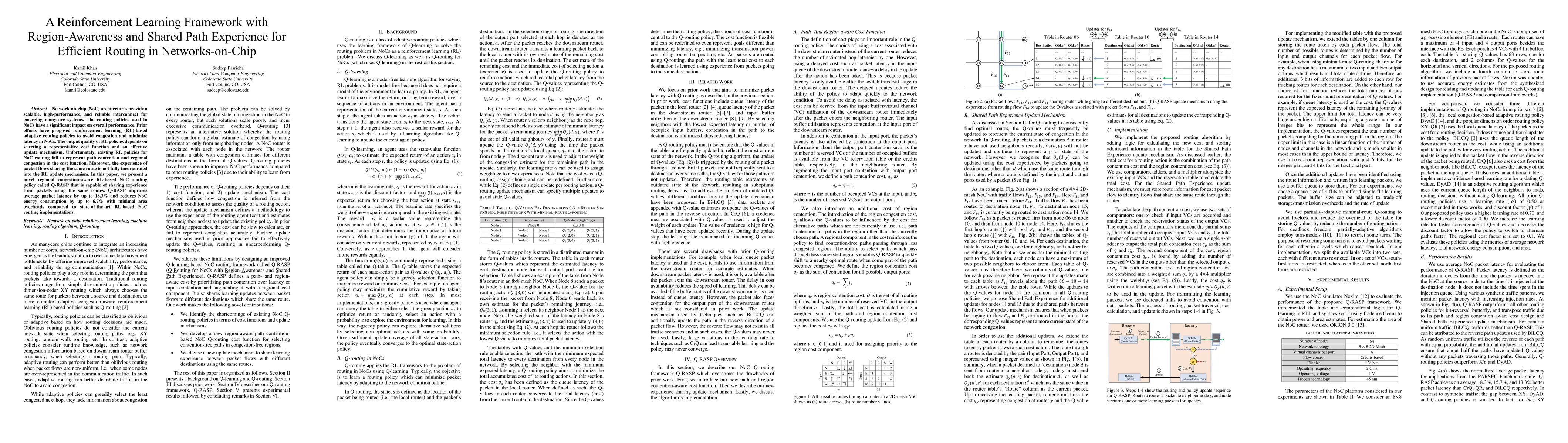 Thumbnail for A Reinforcement Learning Framework with Region-Awareness and Shared Path
  Experience for Efficient Routing in Networks-on-Chip