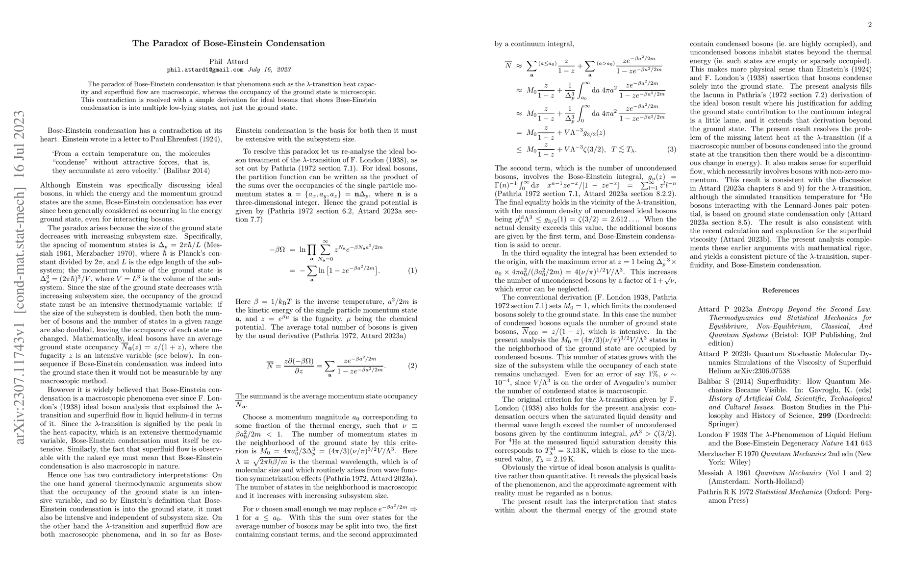 Thumbnail for The Paradox of Bose-Einstein Condensation