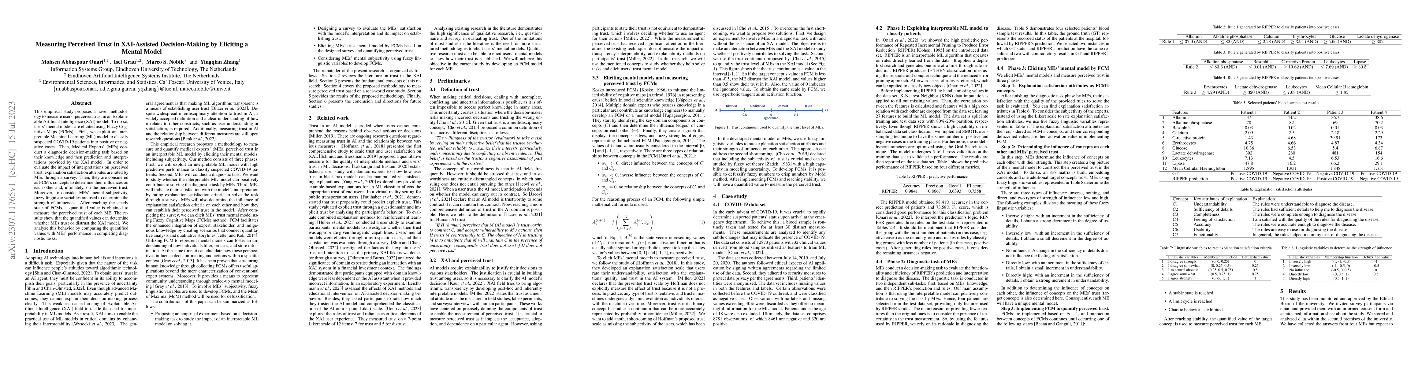 Thumbnail for Measuring Perceived Trust in XAI-Assisted Decision-Making by Eliciting a
  Mental Model