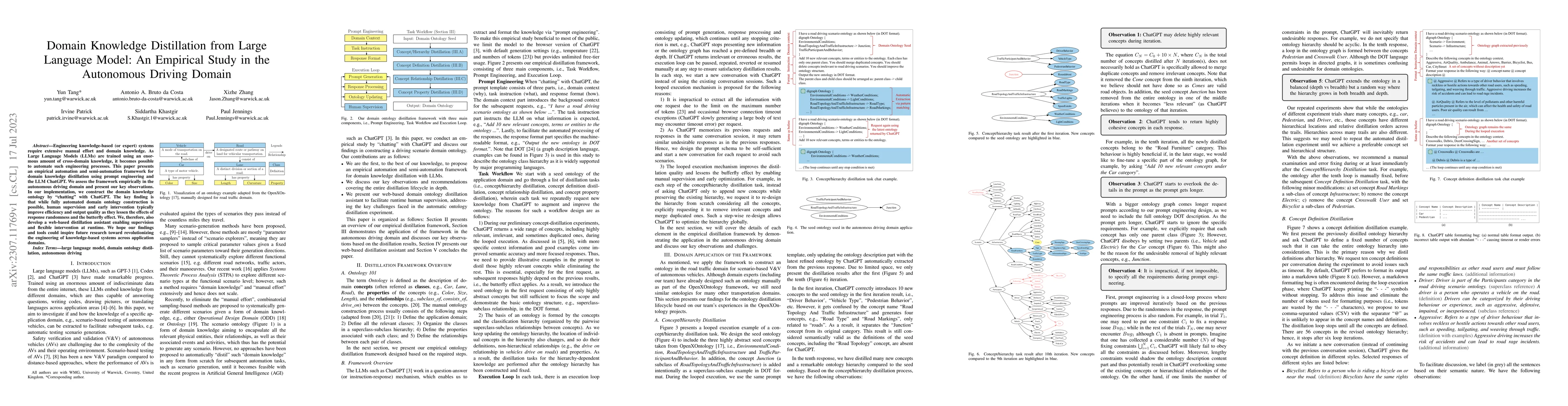 Thumbnail for Domain Knowledge Distillation from Large Language Model: An Empirical
  Study in the Autonomous Driving Domain