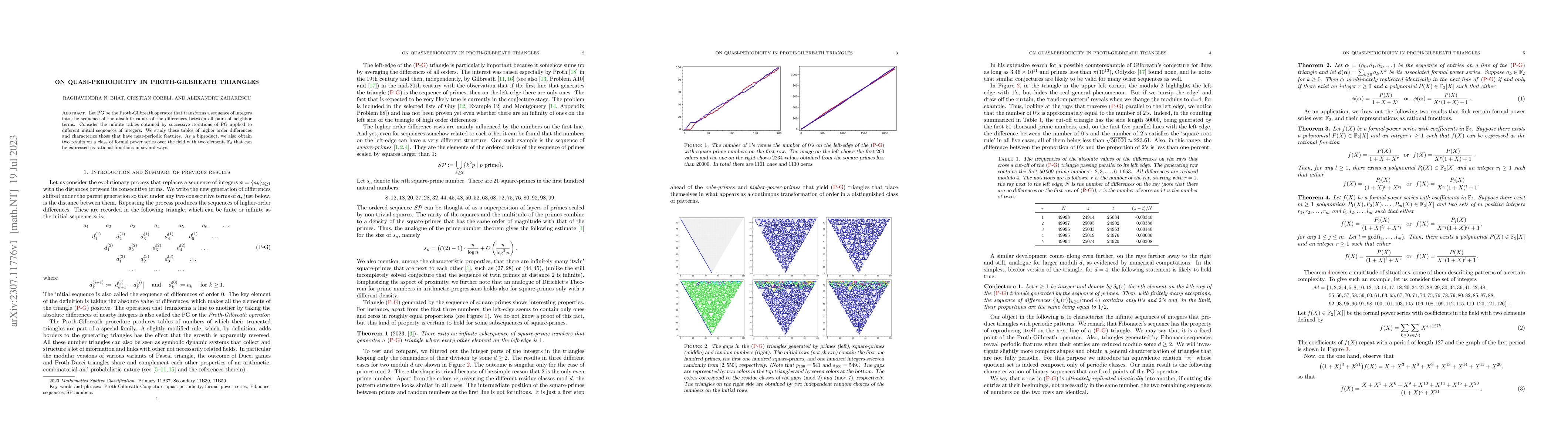 Thumbnail for On Quasi-Periodicity in Proth-Gilbreath Triangles