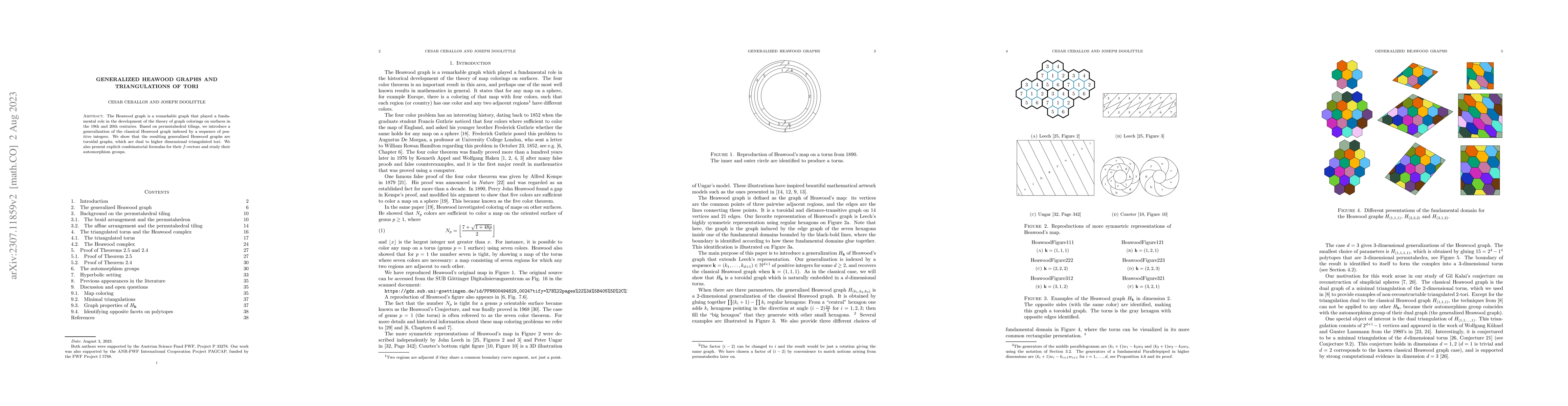 Thumbnail for Generalized Heawood Graphs and Triangulations of Tori