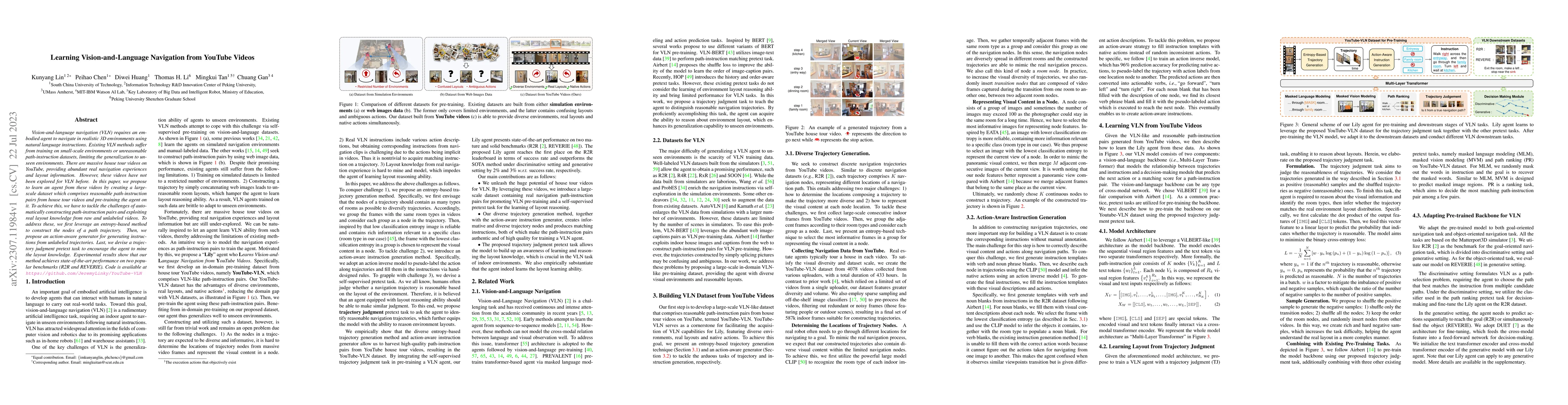 Thumbnail for Learning Vision-and-Language Navigation from YouTube Videos