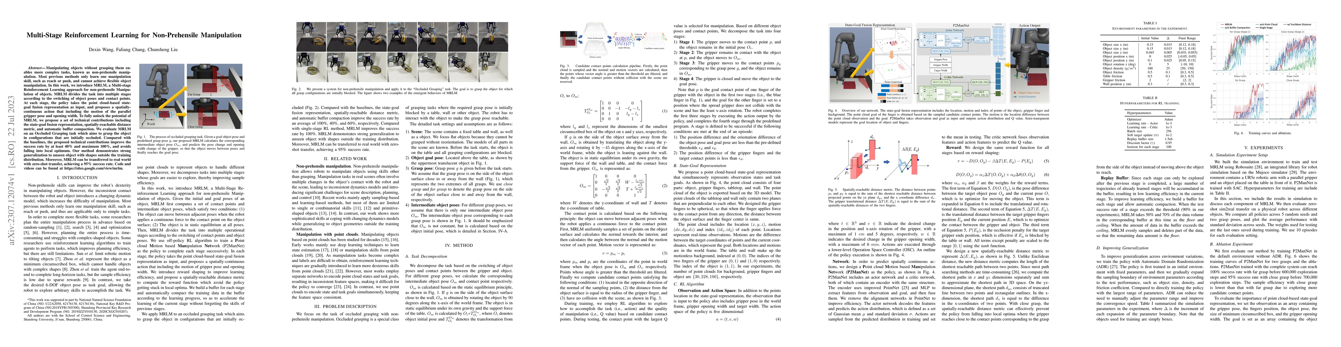 Thumbnail for Multi-Stage Reinforcement Learning for Non-Prehensile Manipulation