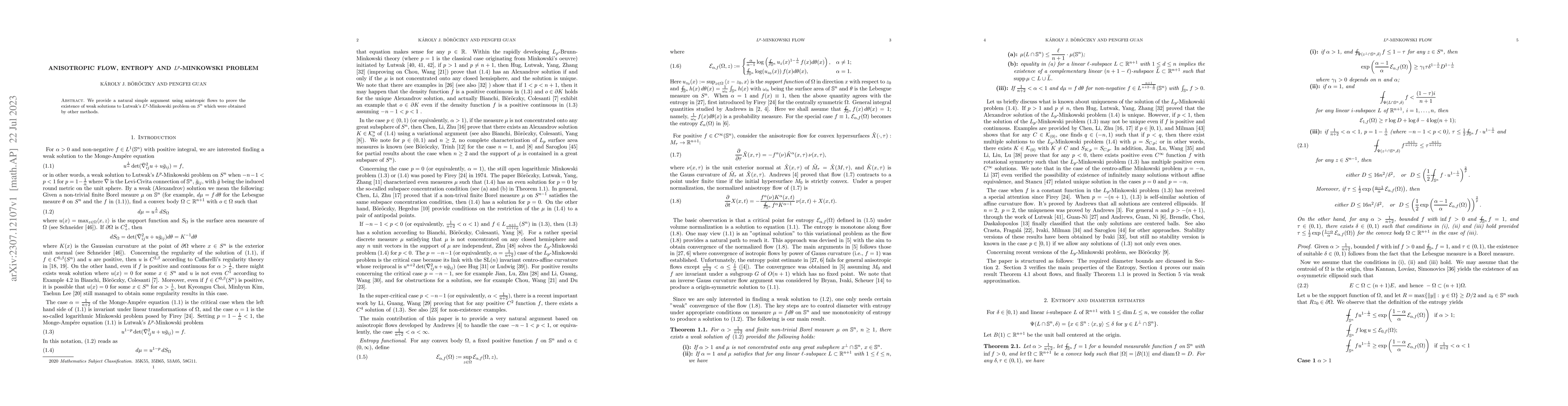 Thumbnail for Anisotropic flow, entropy and $L^p$-Minkowski problem
