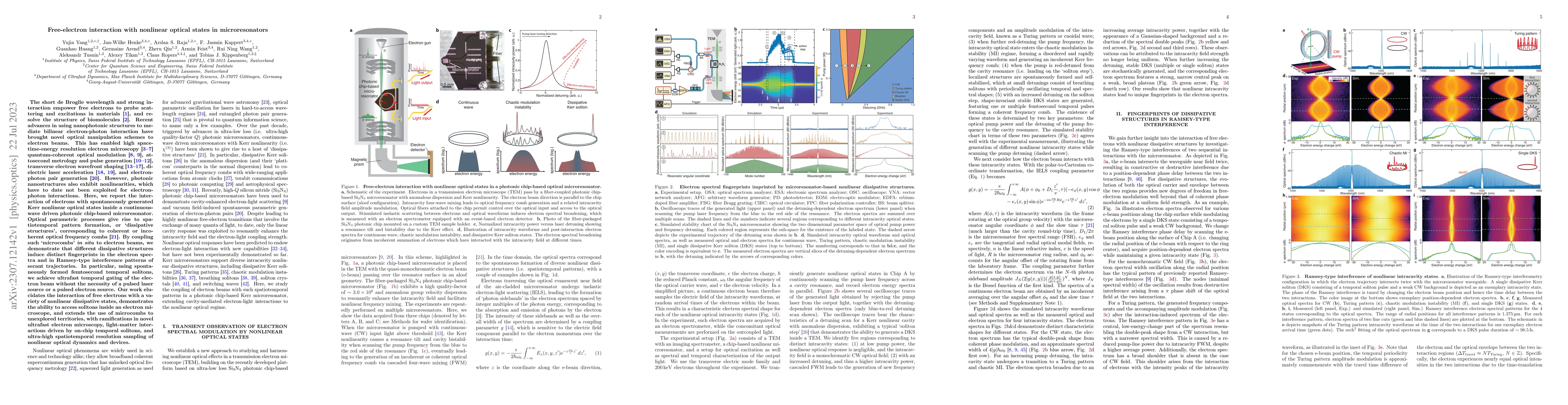 Thumbnail for Free-electron interaction with nonlinear optical states in
  microresonators