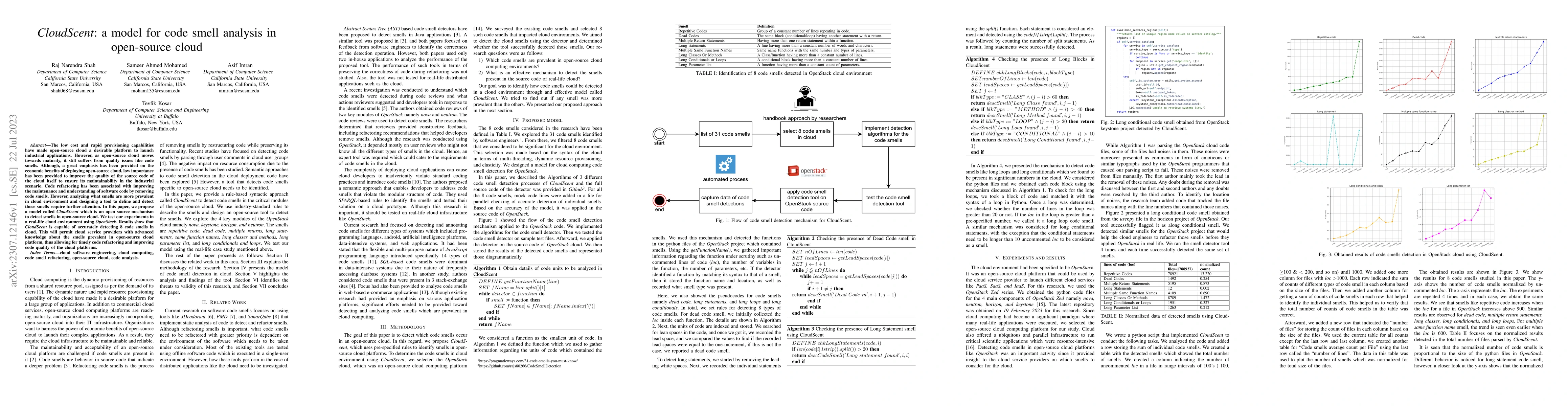 Thumbnail for CloudScent: a model for code smell analysis in open-source cloud