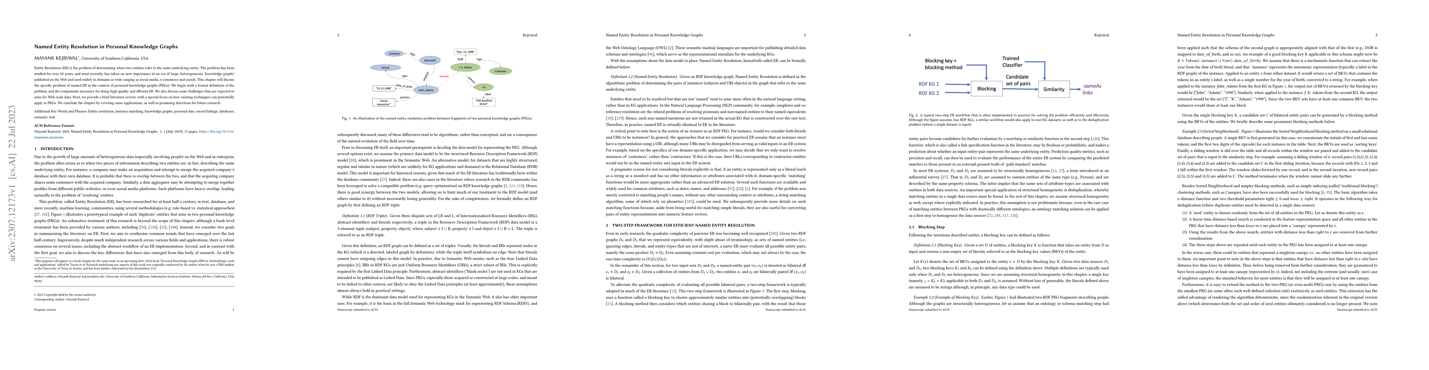Thumbnail for Named Entity Resolution in Personal Knowledge Graphs