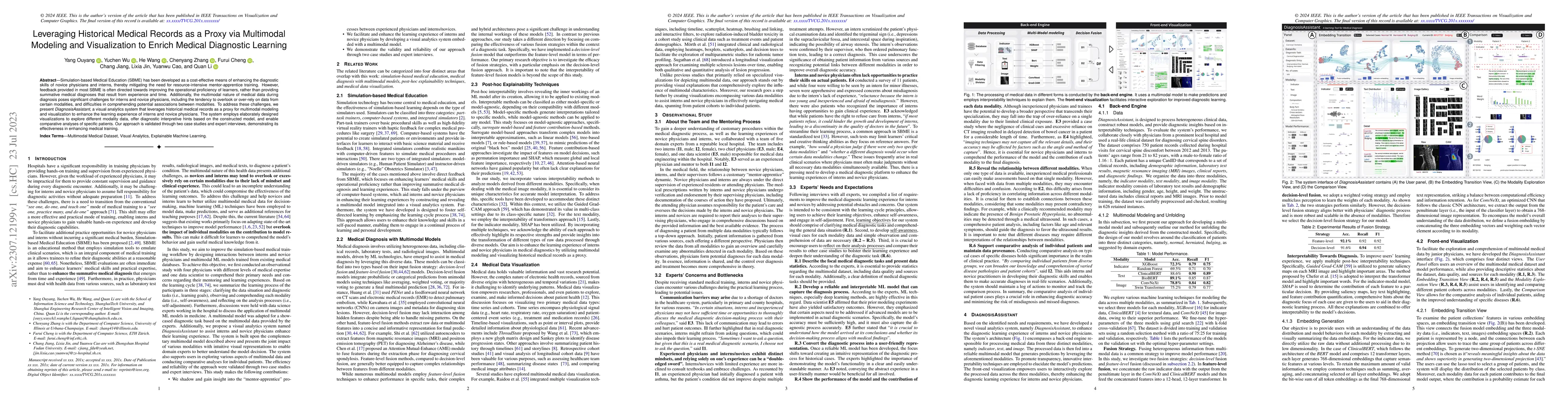 Thumbnail for Leveraging Historical Medical Records as a Proxy via Multimodal Modeling
  and Visualization to Enrich Medical Diagnostic Learning