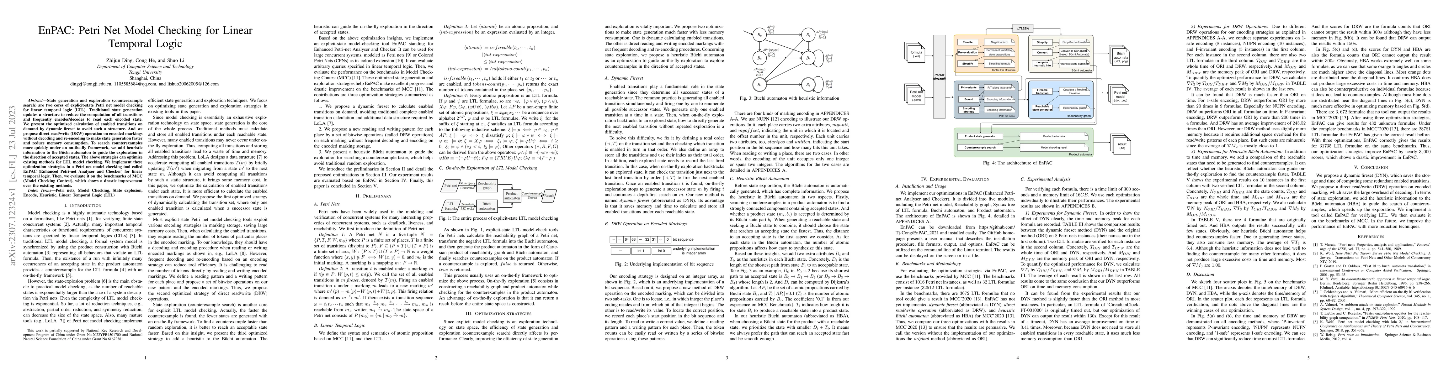 Thumbnail for EnPAC: Petri Net Model Checking for Linear Temporal Logic