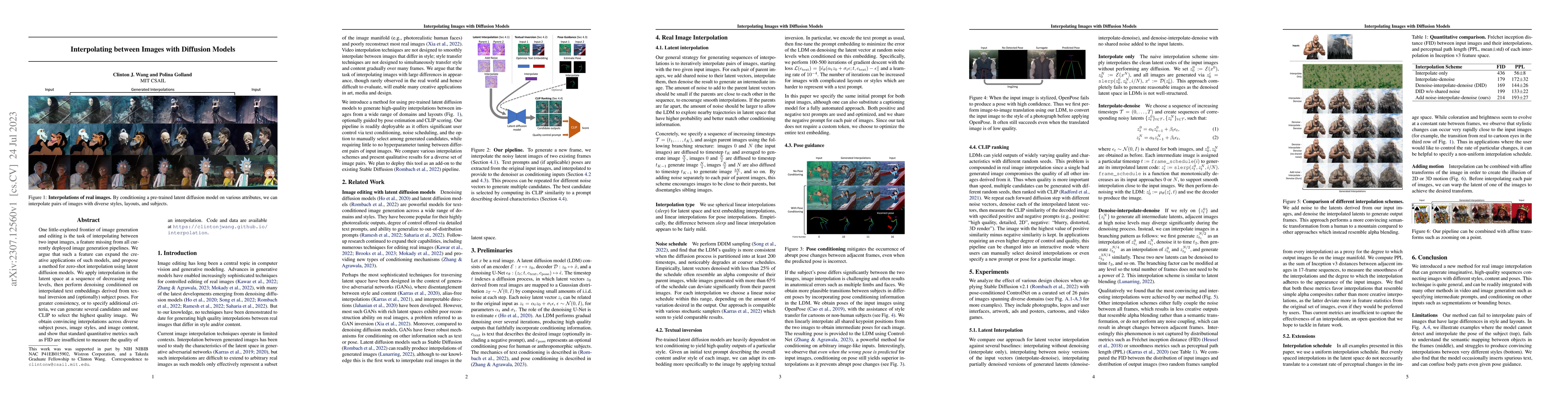 Thumbnail for Interpolating between Images with Diffusion Models