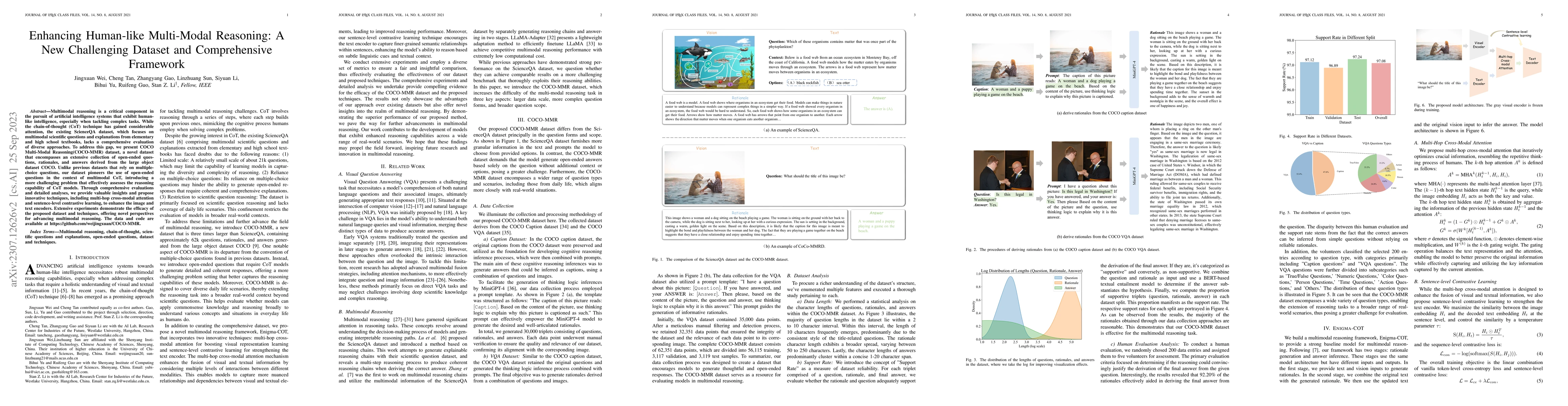 Thumbnail for Enhancing Human-like Multi-Modal Reasoning: A New Challenging Dataset
  and Comprehensive Framework