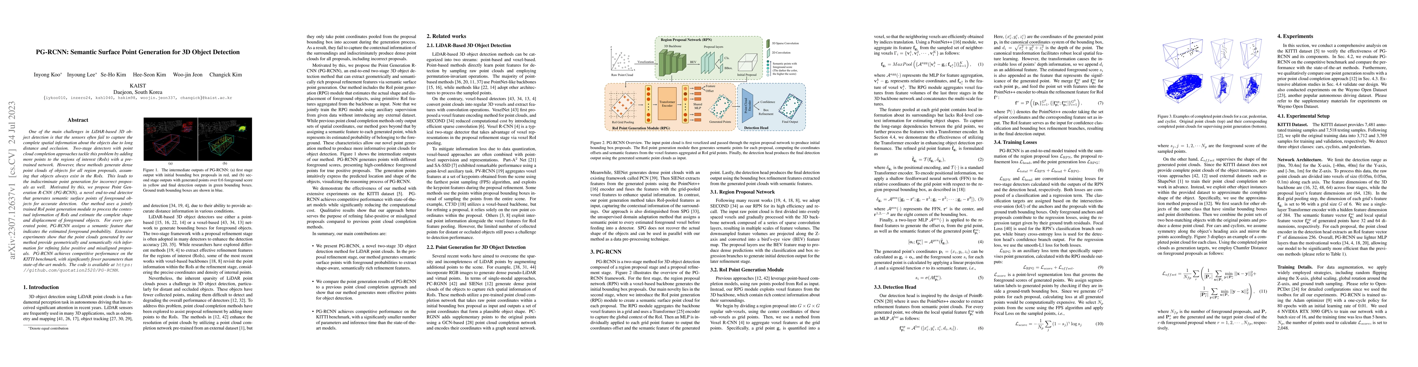 Thumbnail for PG-RCNN: Semantic Surface Point Generation for 3D Object Detection