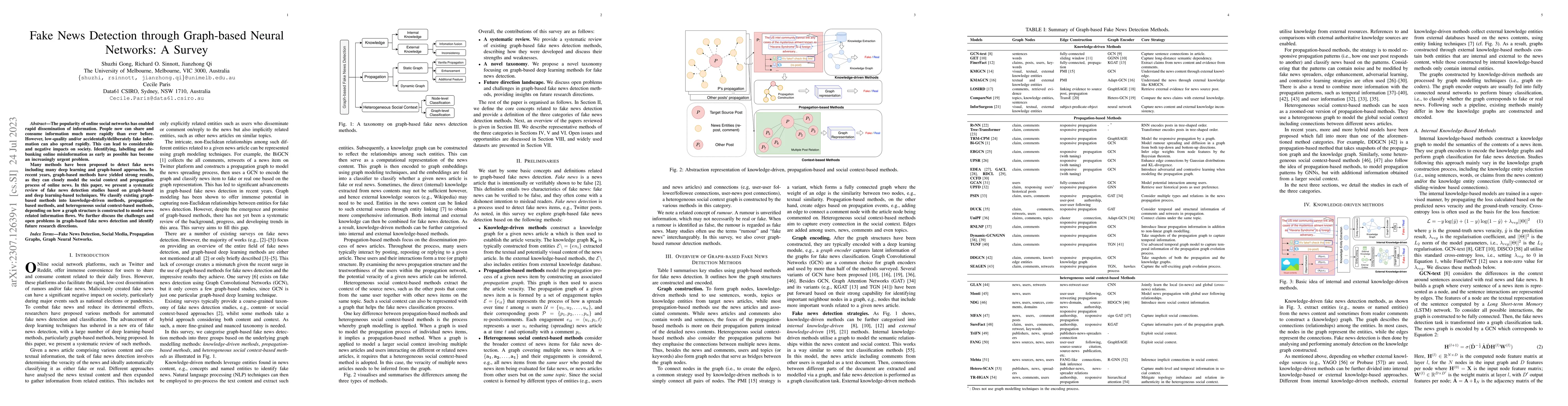 Thumbnail for Fake News Detection Through Graph-based Neural Networks: A Survey