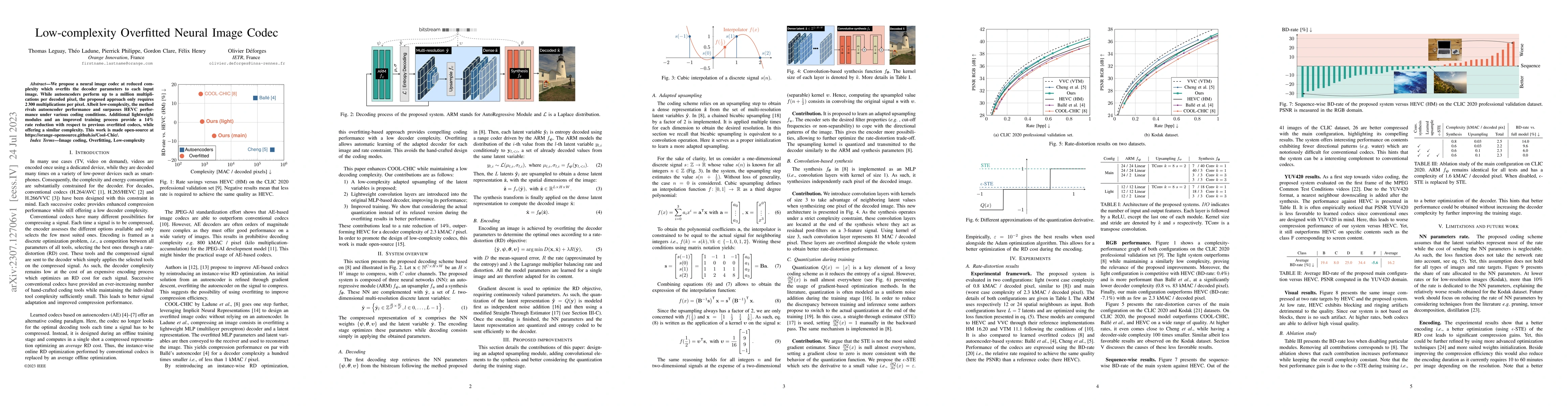 Thumbnail for Low-complexity Overfitted Neural Image Codec