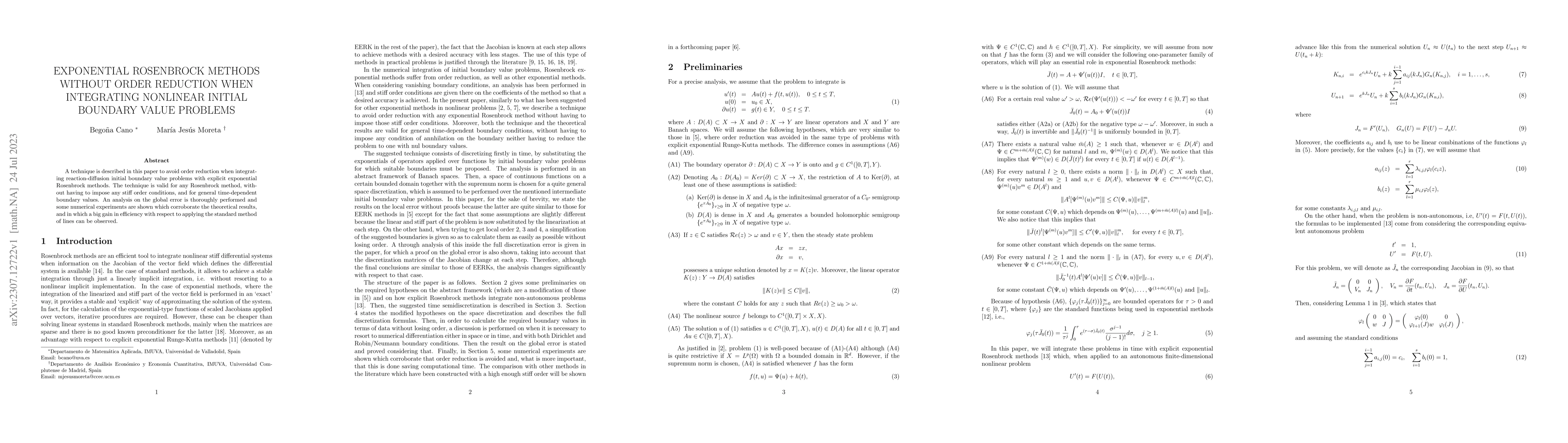 Thumbnail for Exponential Rosenbrock methods without order reduction when integrating
  nonlinear initial value problems