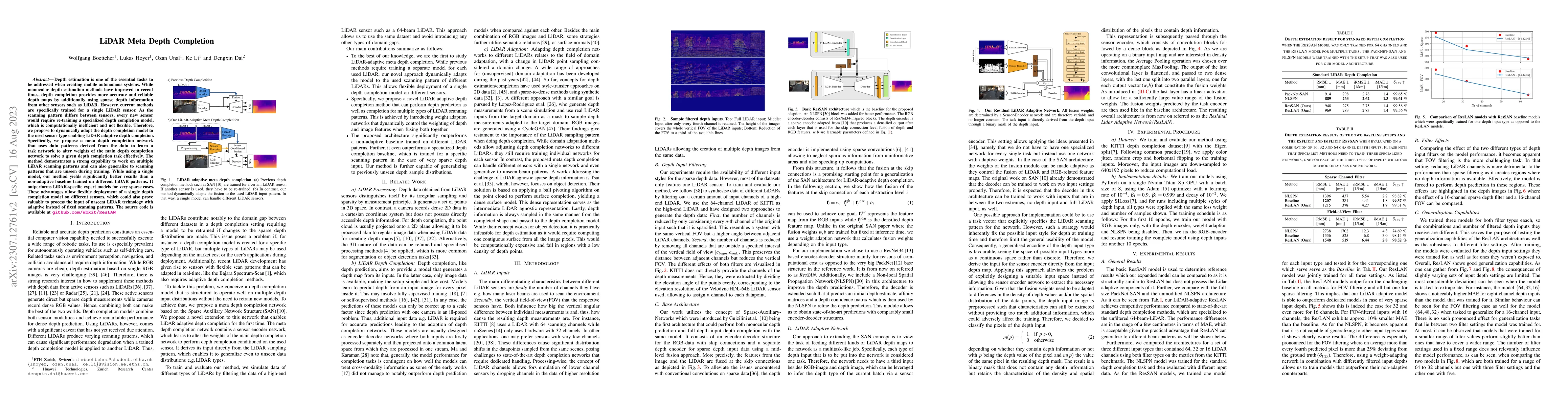 Thumbnail for LiDAR Meta Depth Completion