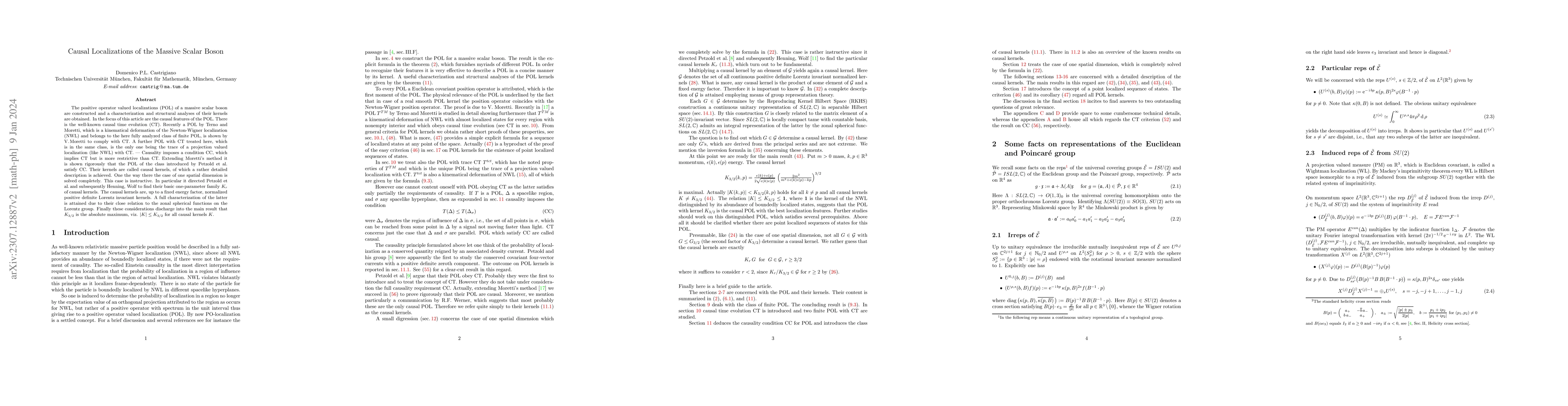 Thumbnail for Causal Localizations of the Massive Scalar Boson