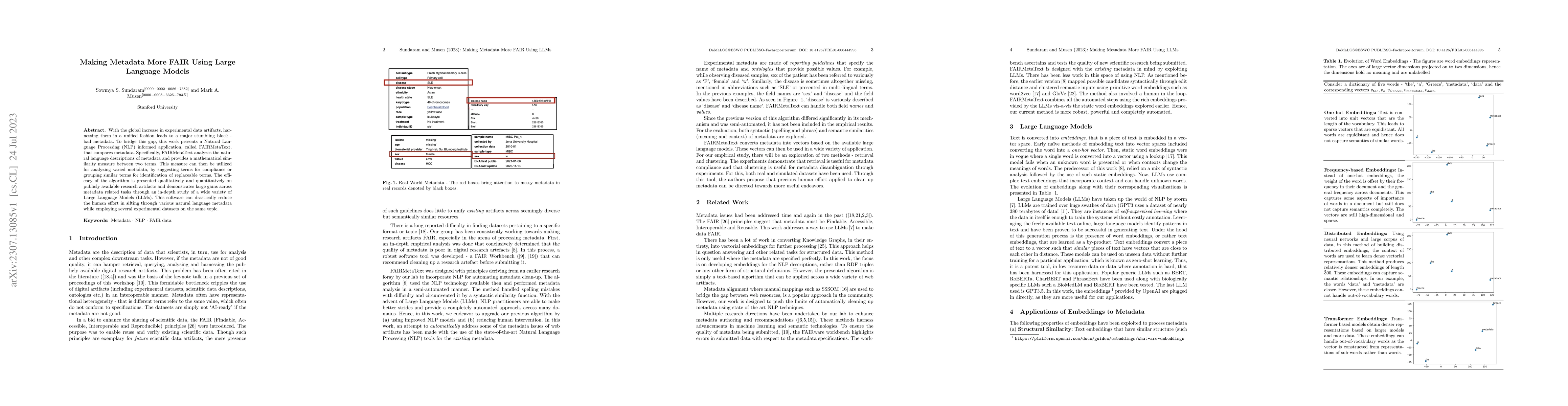 Thumbnail for Making Metadata More FAIR Using Large Language Models