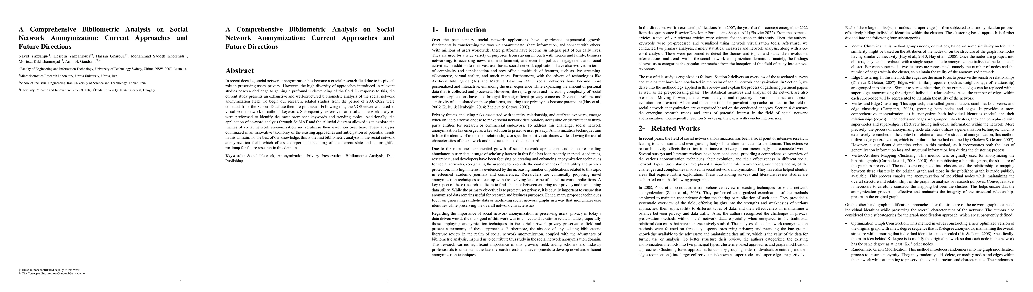 Thumbnail for A Comprehensive Bibliometric Analysis on Social Network Anonymization:
  Current Approaches and Future Directions