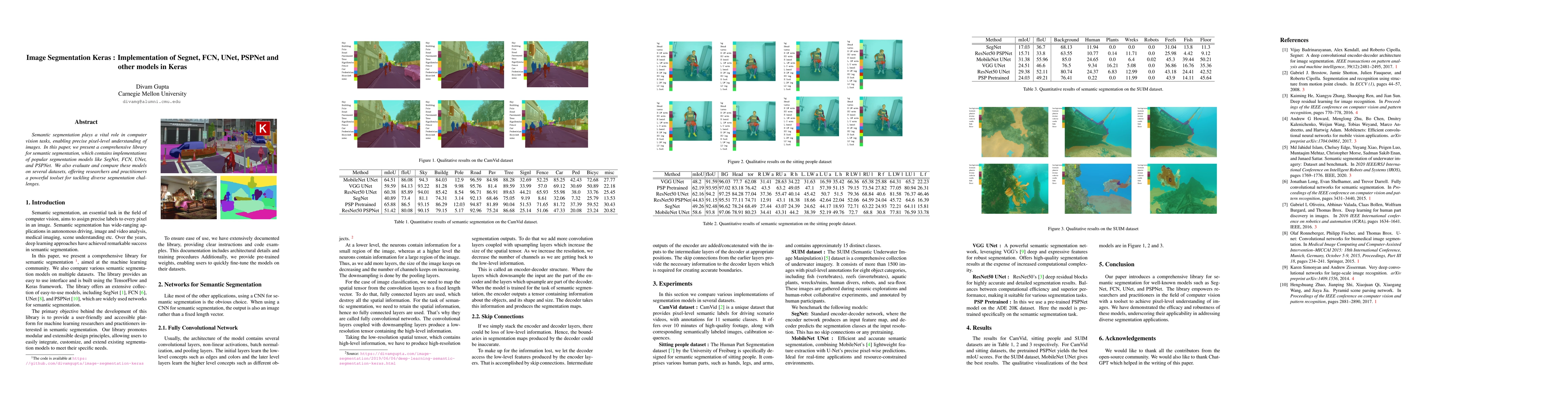 Thumbnail for Image Segmentation Keras : Implementation of Segnet, FCN, UNet, PSPNet
  and other models in Keras