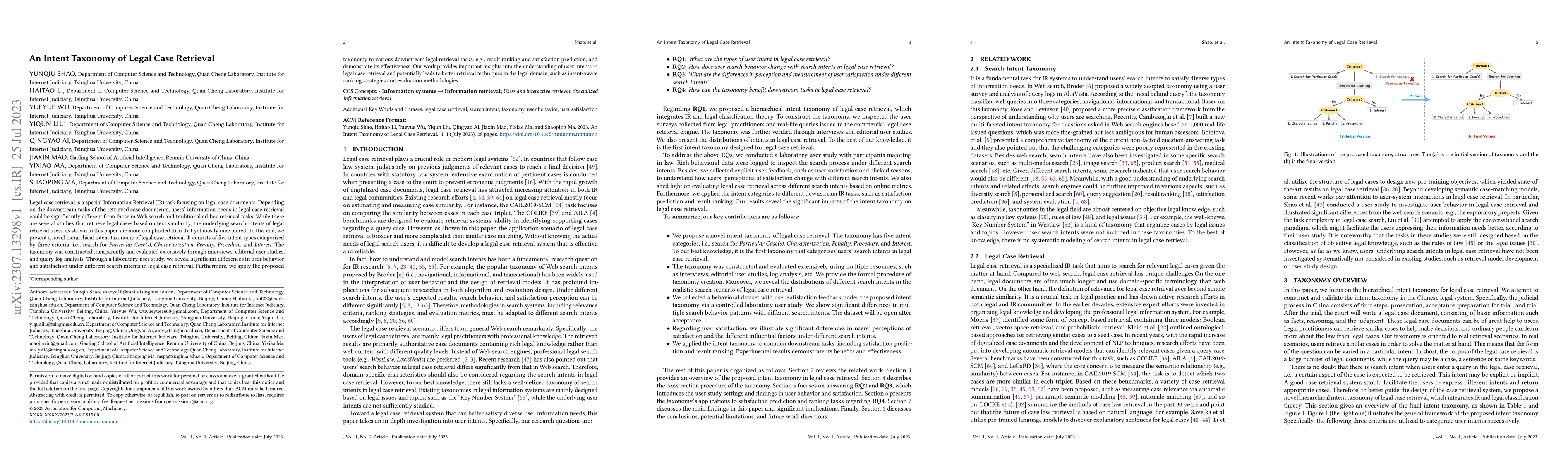Thumbnail for An Intent Taxonomy of Legal Case Retrieval