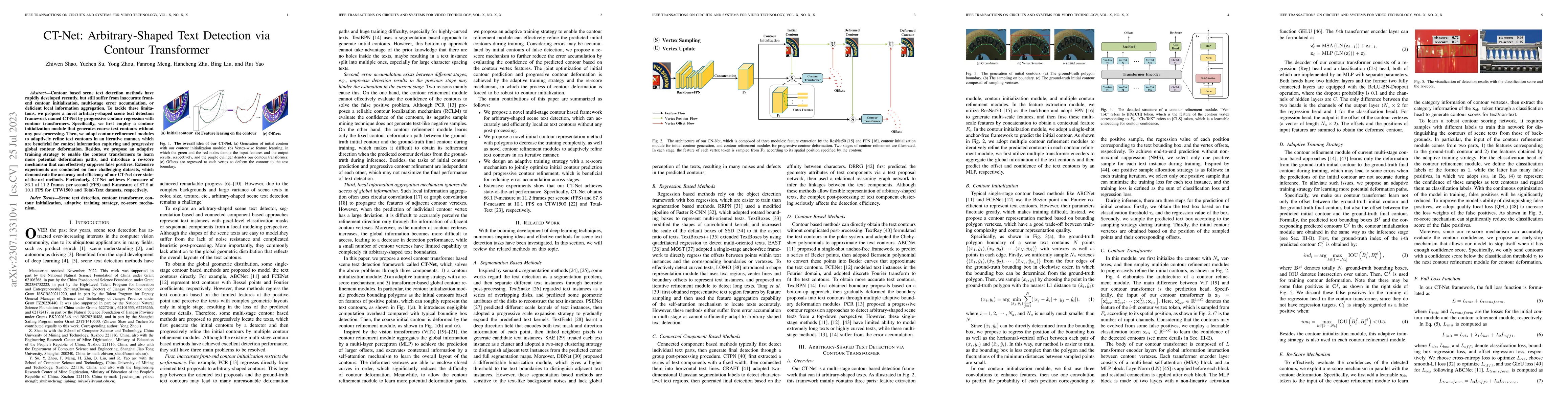 Thumbnail for CT-Net: Arbitrary-Shaped Text Detection via Contour Transformer