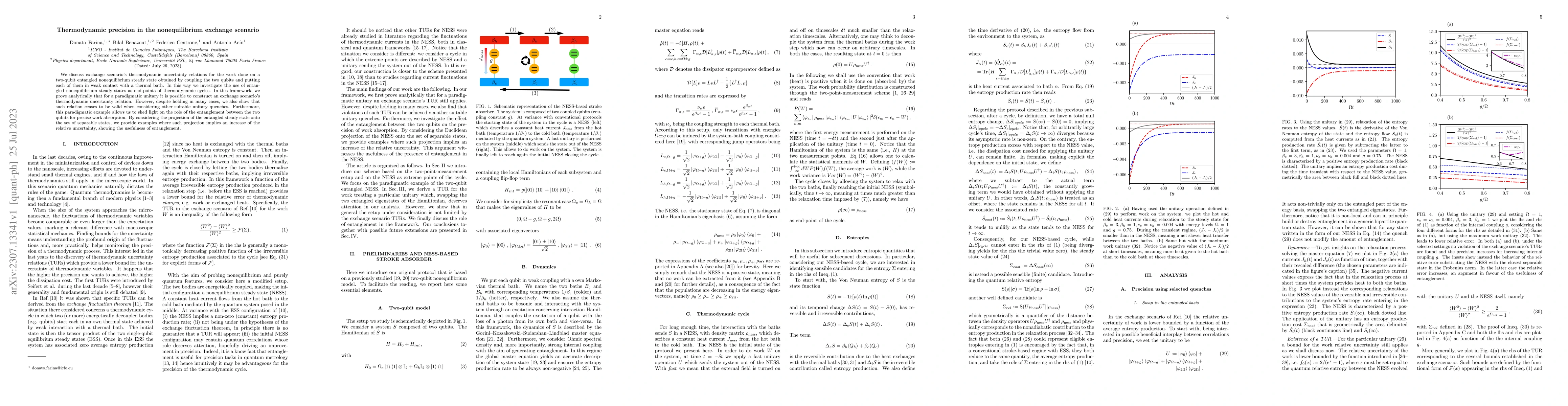 Thumbnail for Thermodynamic precision in the nonequilibrium exchange scenario