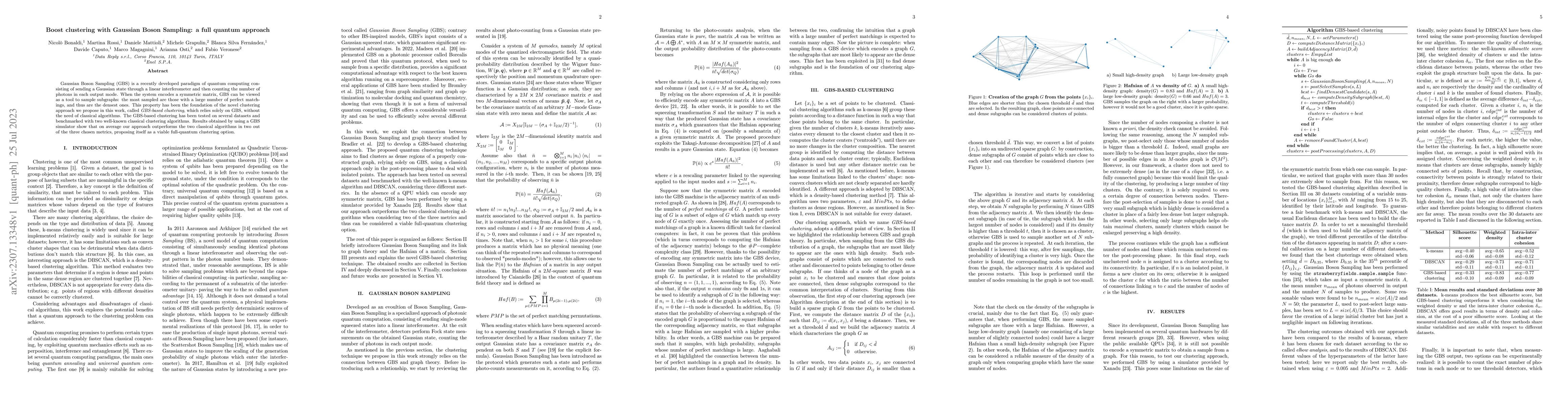 Thumbnail for Boost clustering with Gaussian Boson Sampling: a full quantum approach