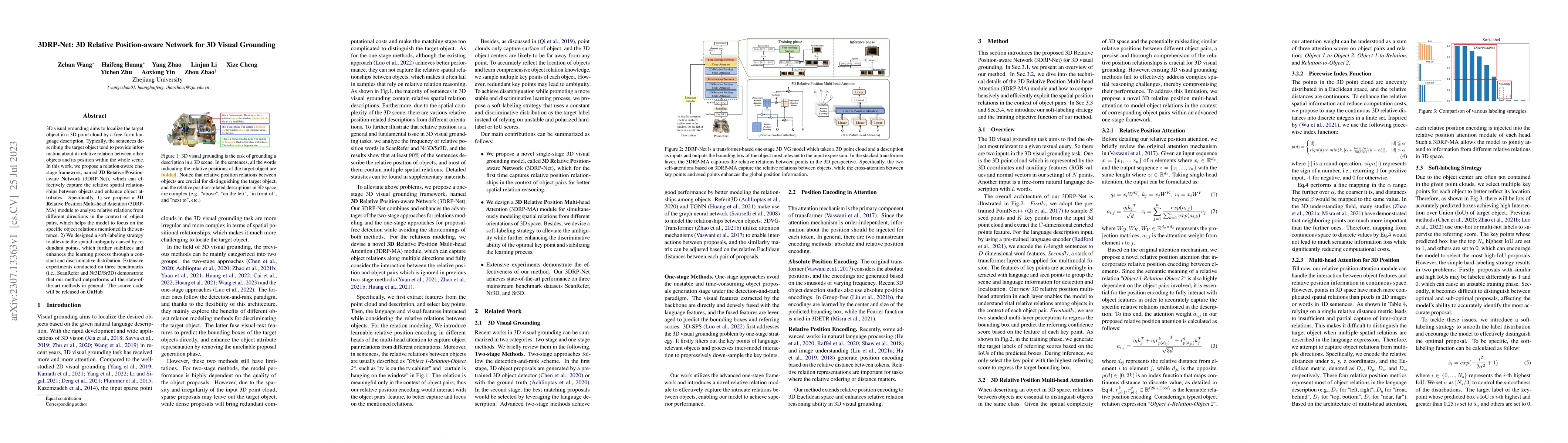 Thumbnail for 3DRP-Net: 3D Relative Position-aware Network for 3D Visual Grounding