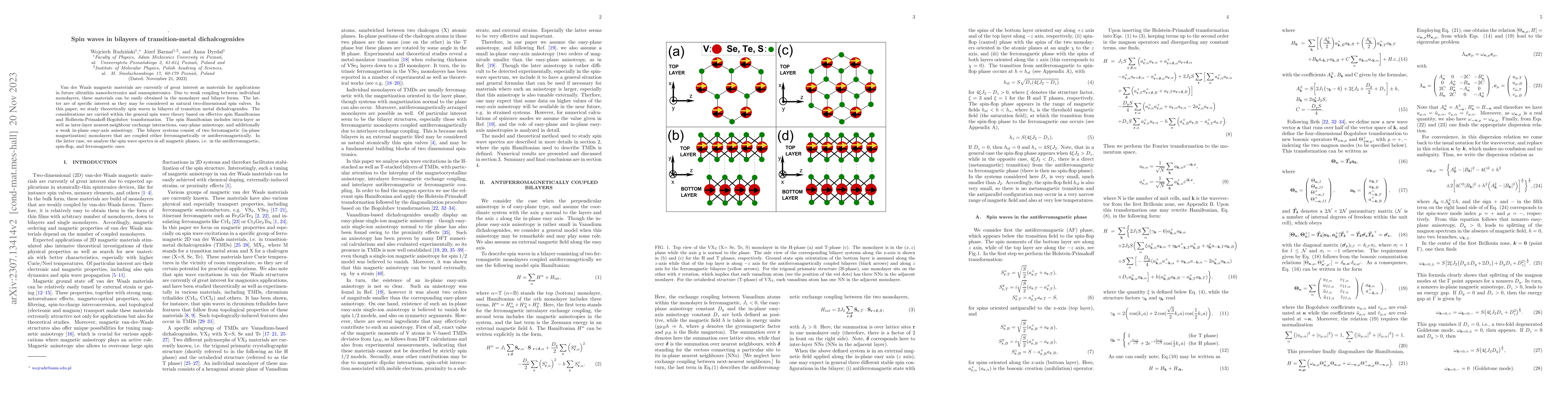 Thumbnail for Spin waves in bilayers of transition-metal dichalcogenides