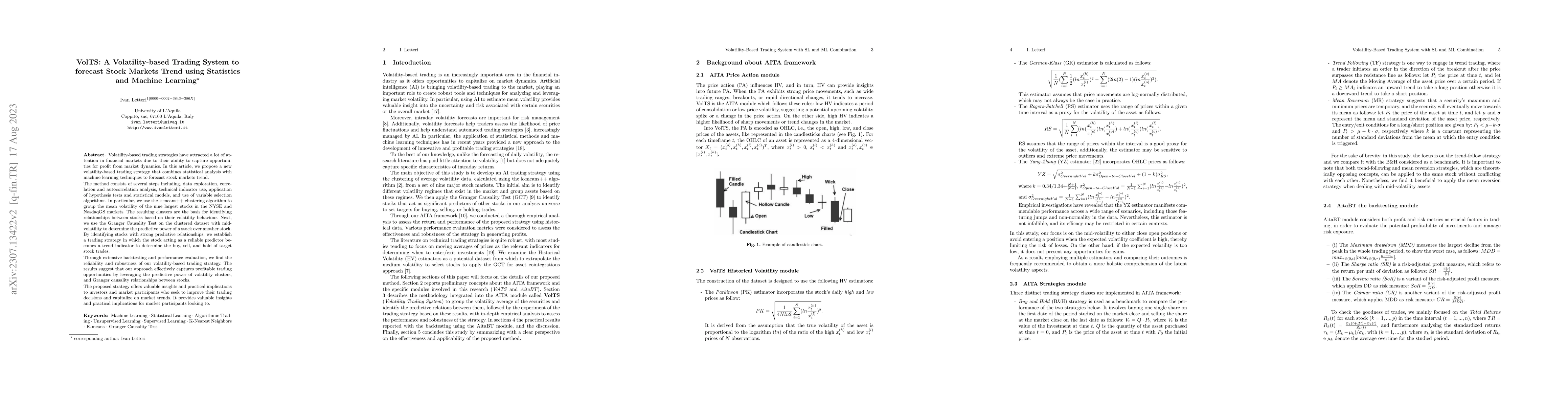 Thumbnail for VolTS: A Volatility-based Trading System to forecast Stock Markets Trend
  using Statistics and Machine Learning