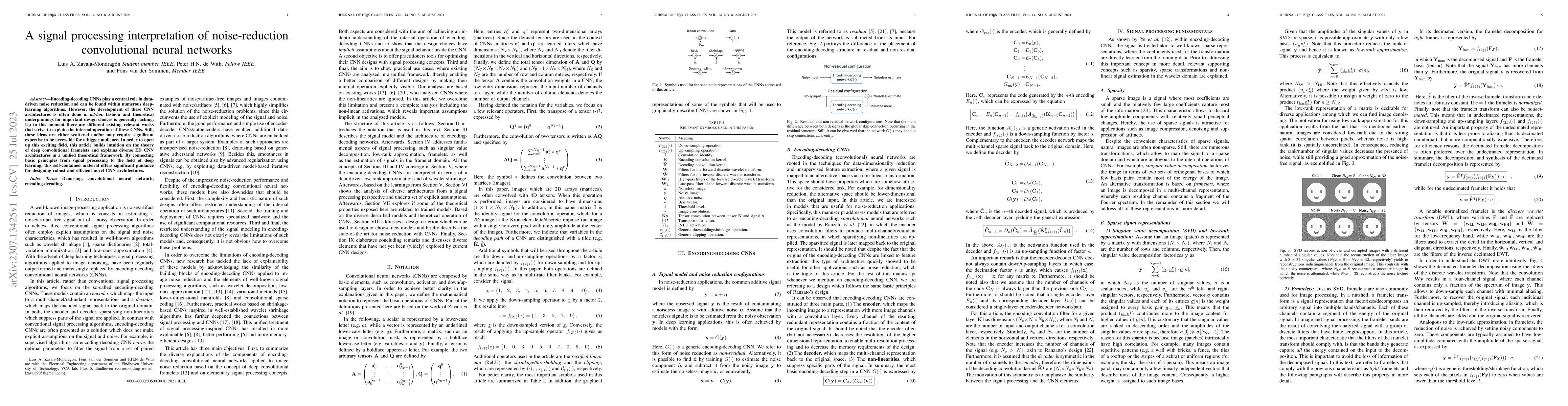 Thumbnail for A signal processing interpretation of noise-reduction convolutional
  neural networks