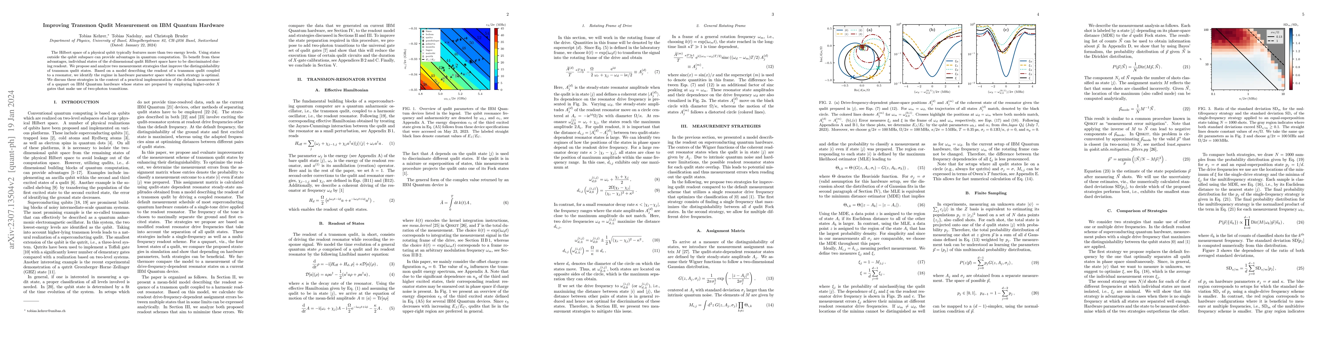 Thumbnail for Improving Transmon Qudit Measurement on IBM Quantum Hardware