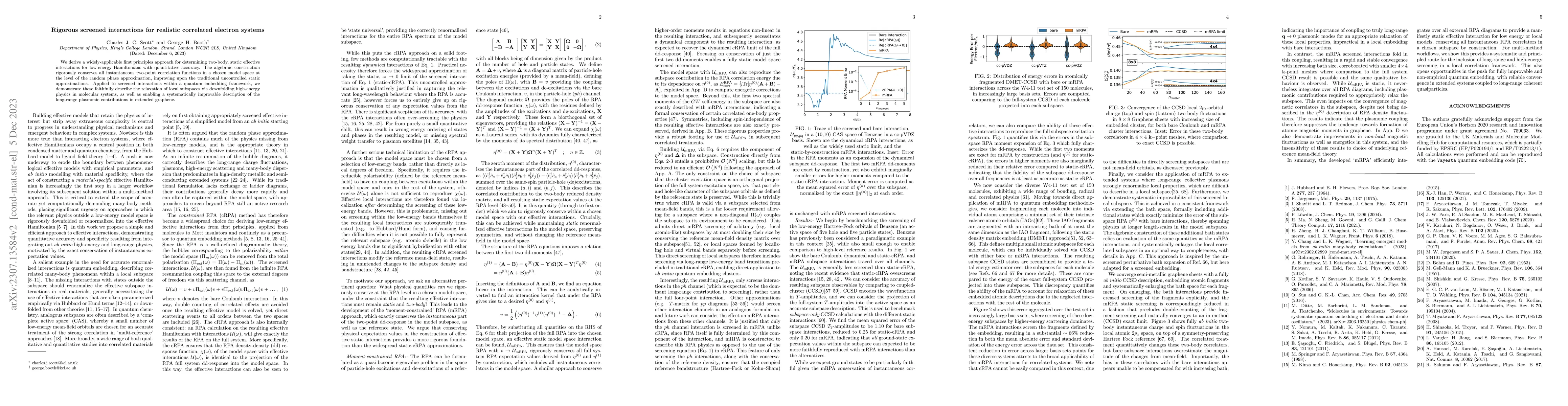 Thumbnail for Rigorous screened interactions for realistic correlated electron systems