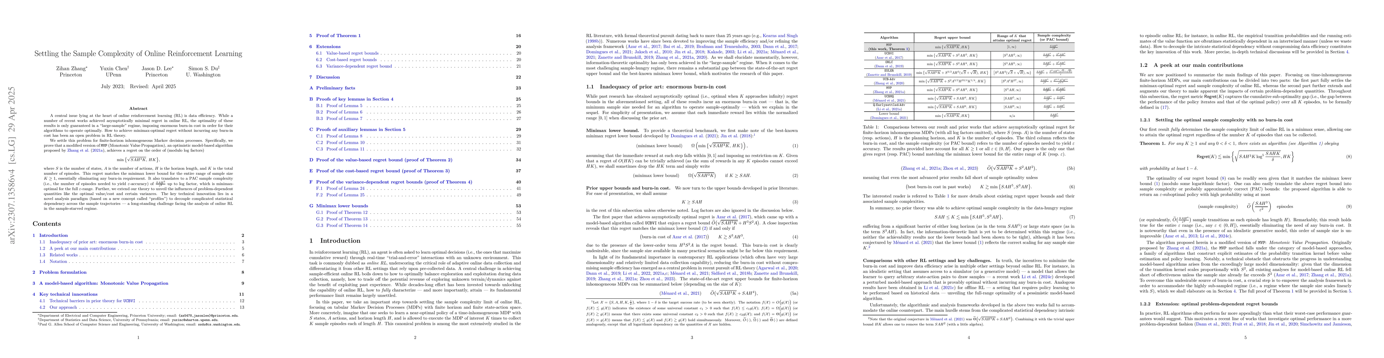 Thumbnail for Settling the Sample Complexity of Online Reinforcement Learning