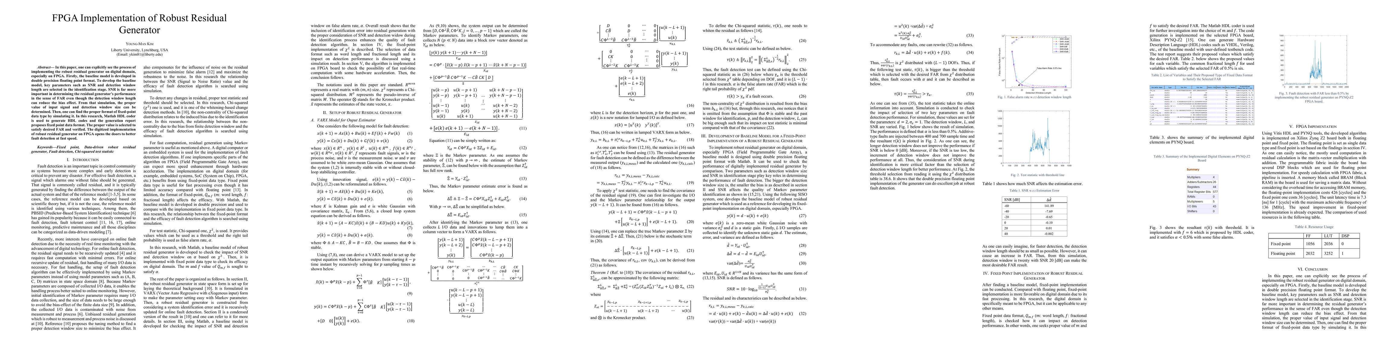 Thumbnail for FPGA Implementation of Robust Residual Generator
