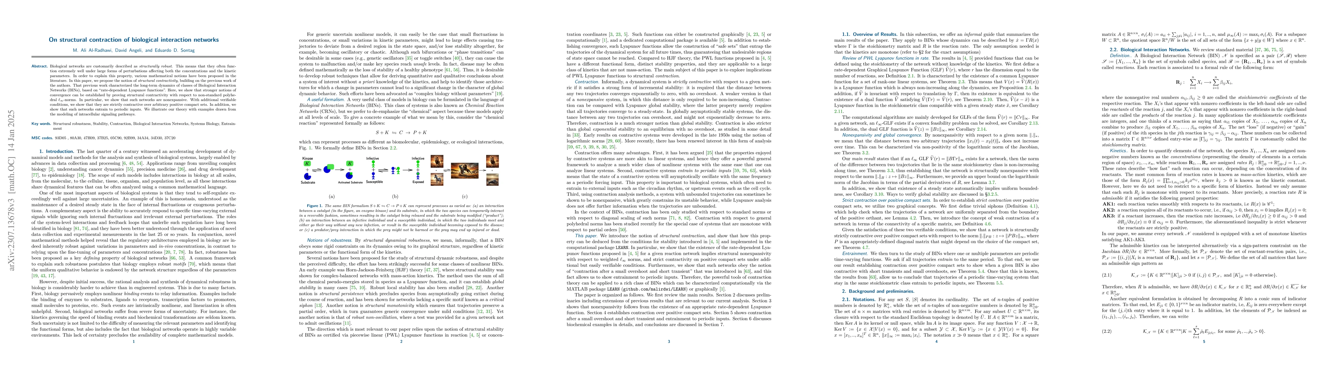 Thumbnail for On structural contraction of biological interaction networks
