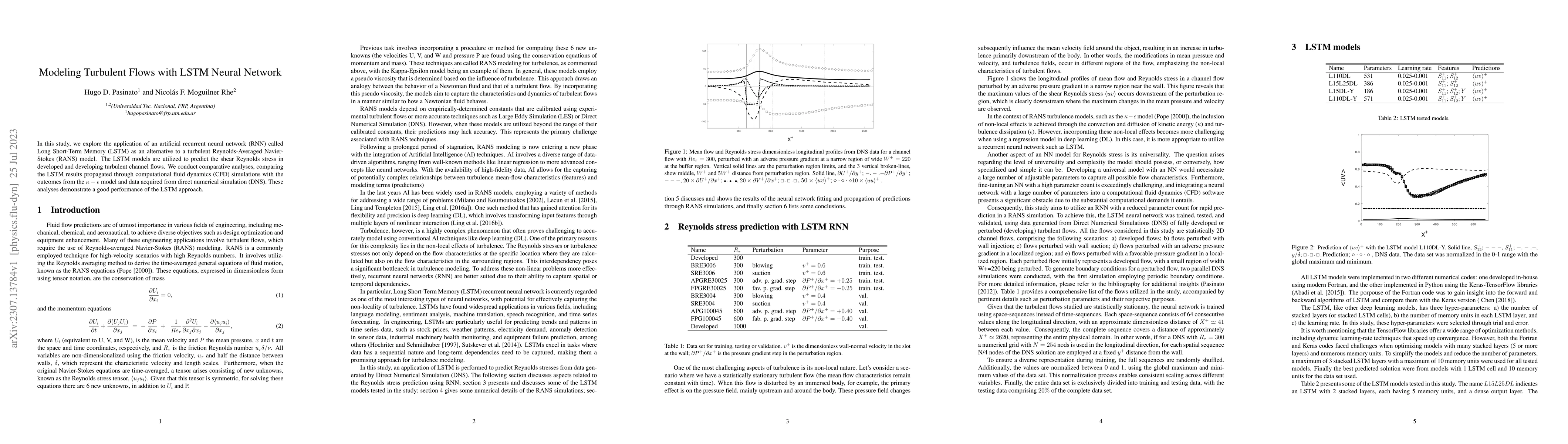 Thumbnail for Modeling Turbulent Flows with LSTM Neural Network