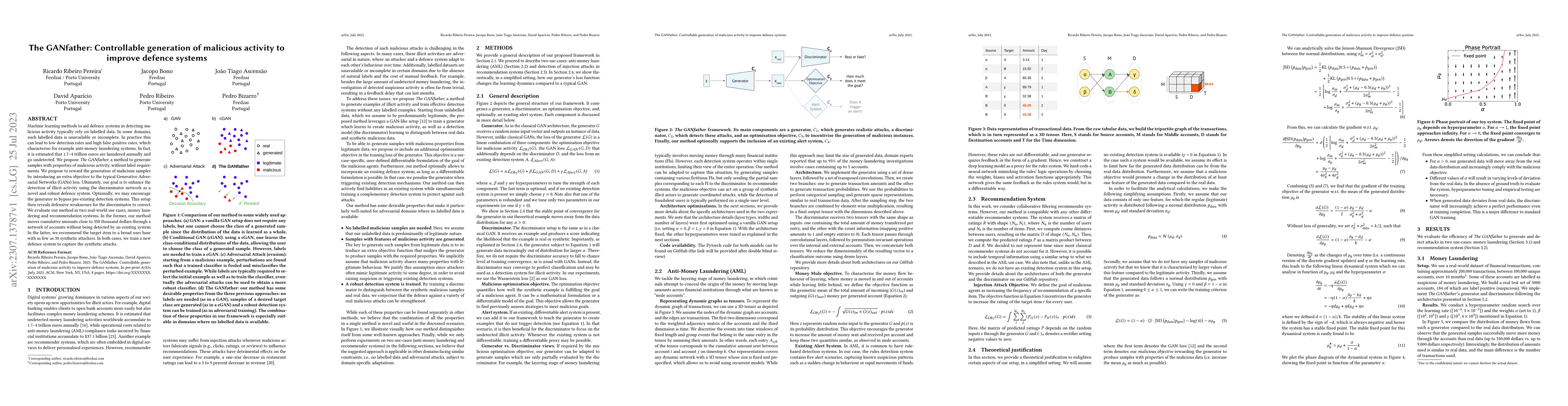Thumbnail for The GANfather: Controllable generation of malicious activity to improve
  defence systems