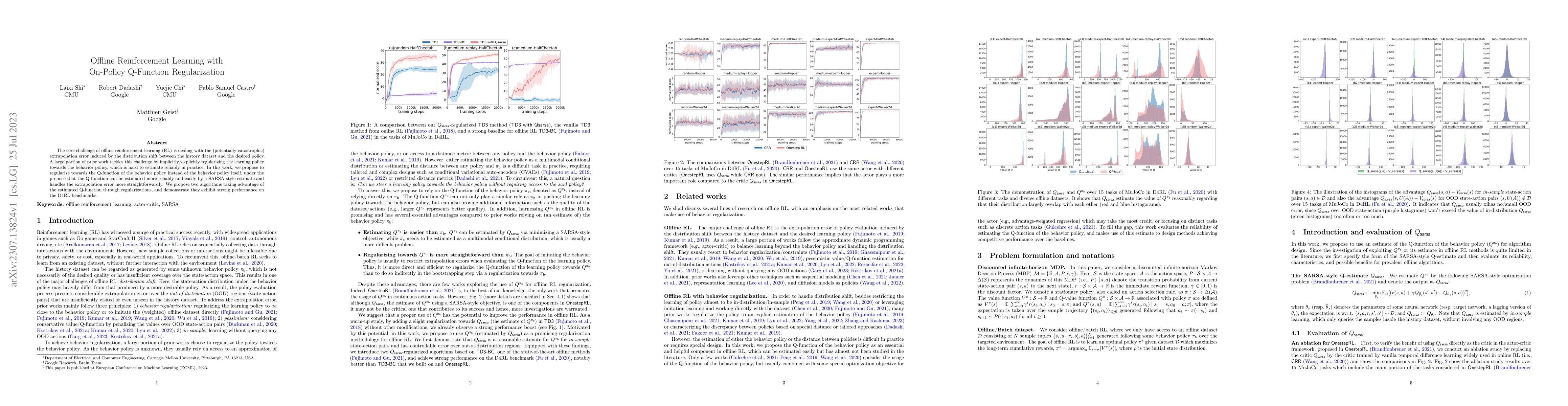 Thumbnail for Offline Reinforcement Learning with On-Policy Q-Function Regularization