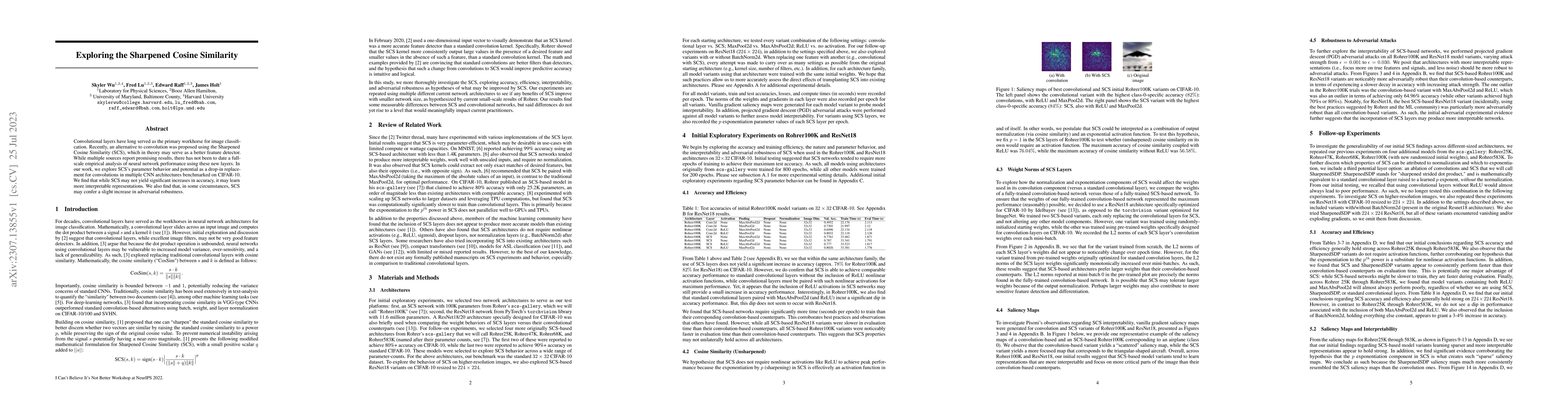 Thumbnail for Exploring the Sharpened Cosine Similarity