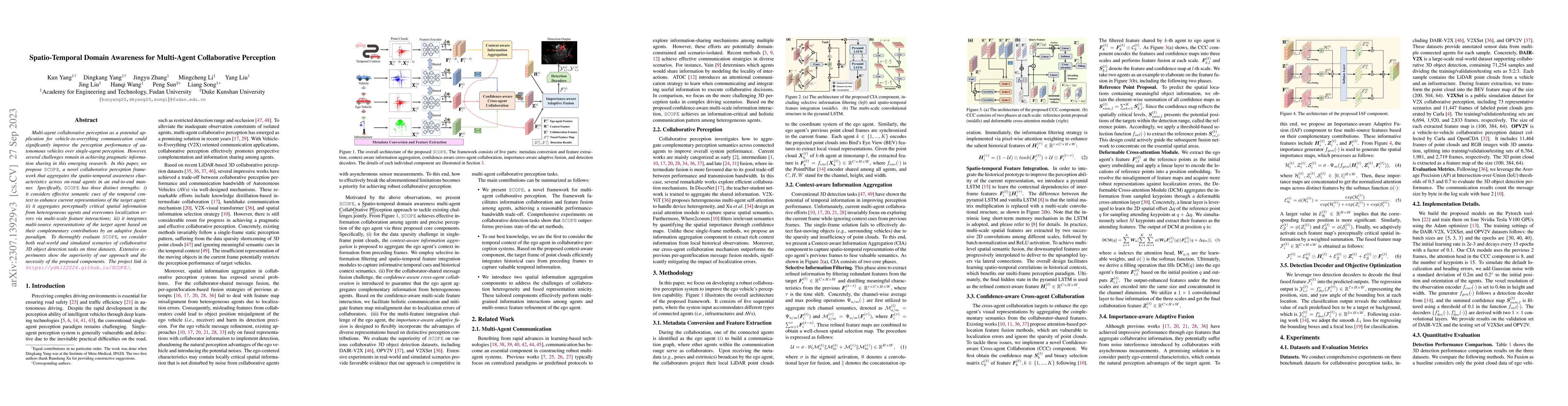 Thumbnail for Spatio-Temporal Domain Awareness for Multi-Agent Collaborative
  Perception