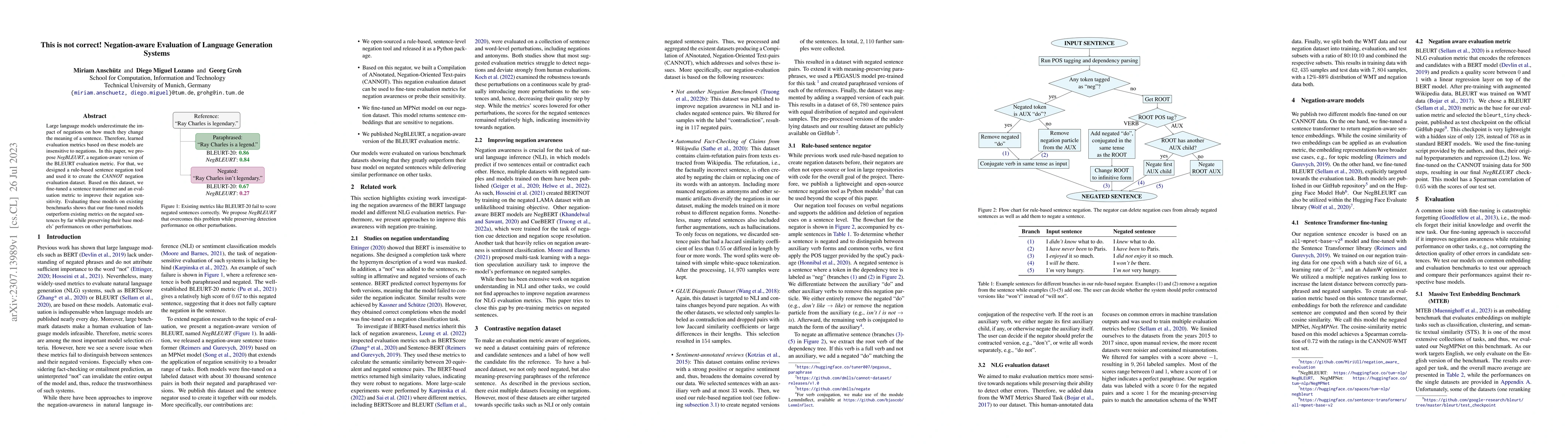 Thumbnail for This is not correct! Negation-aware Evaluation of Language Generation
  Systems