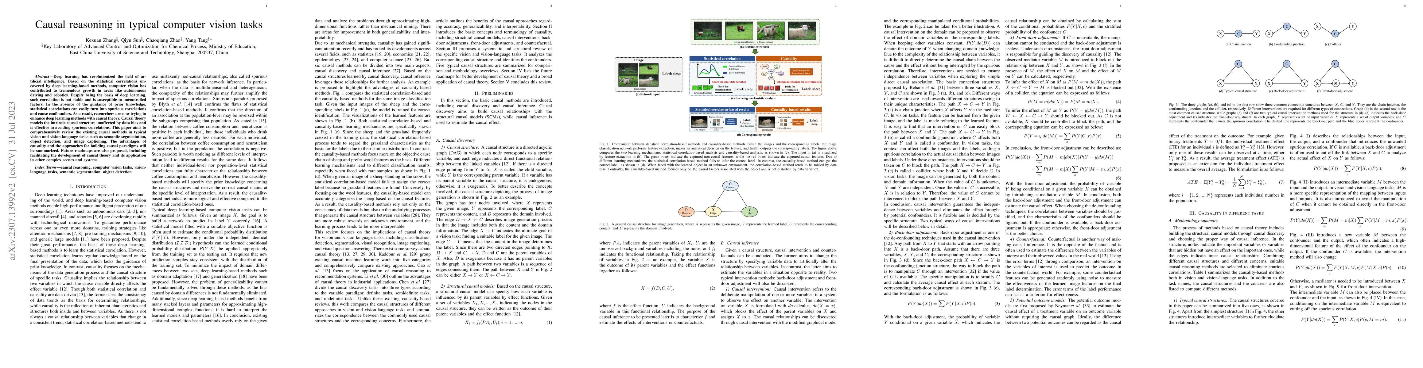 Thumbnail for Causal reasoning in typical computer vision tasks