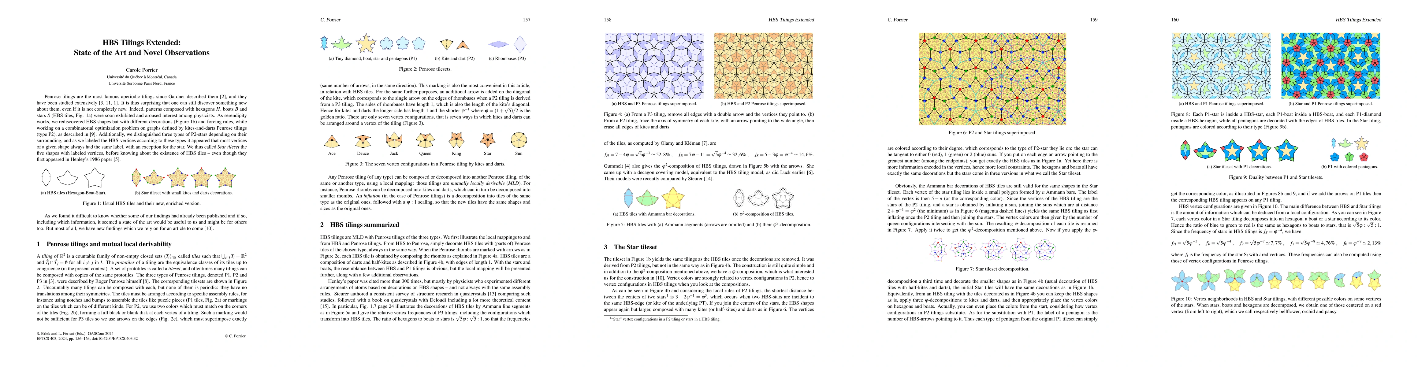 Thumbnail for HBS Tilings Extended: State of the Art and Novel Observations