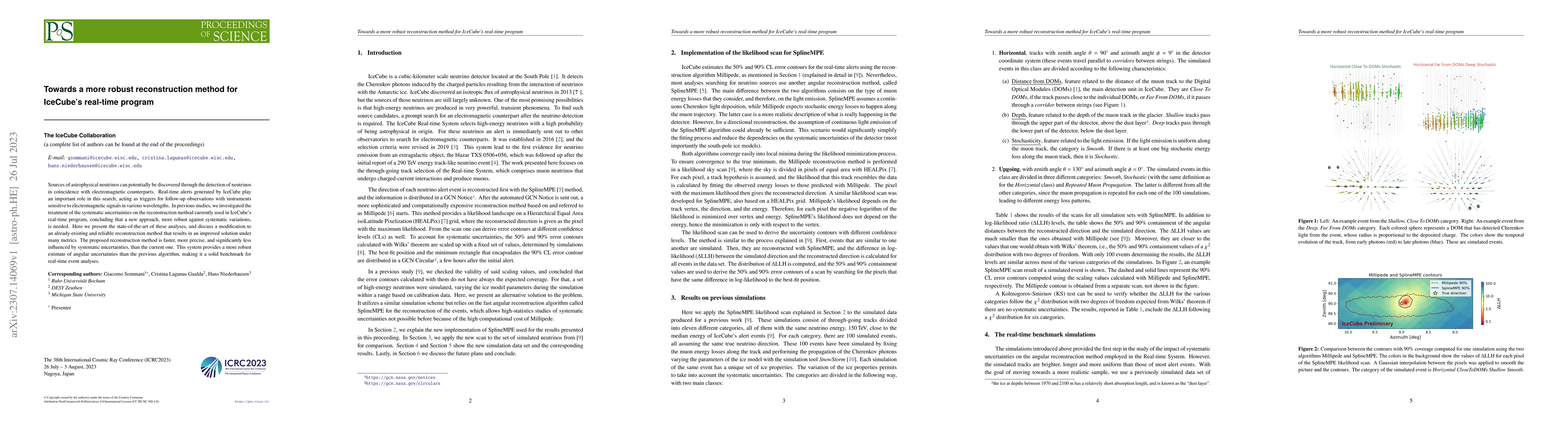 Thumbnail for Towards a more robust reconstruction method for IceCube's real-time
  program